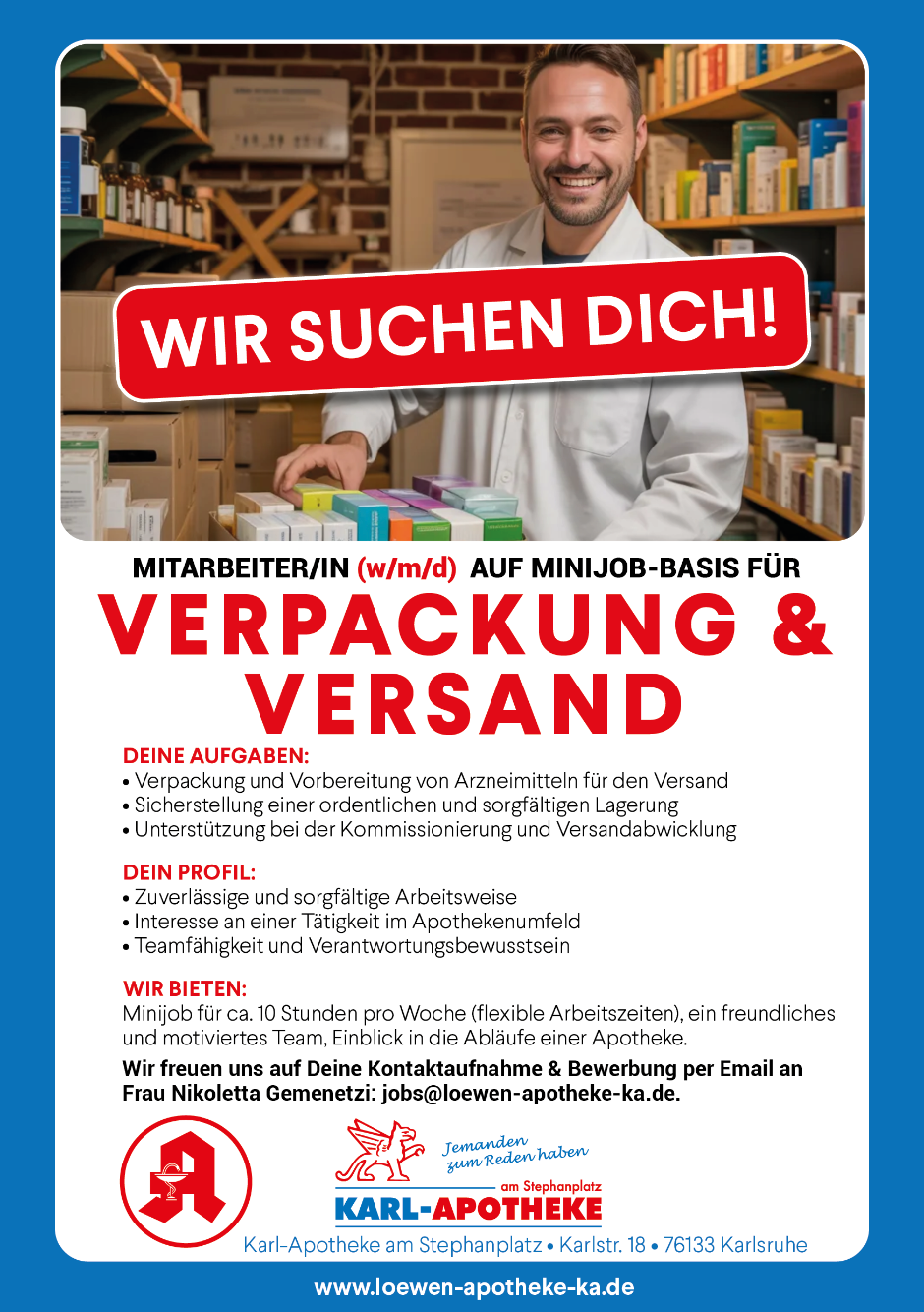 Wir suchen Dich!